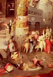 Drieluik van de Verzoeking van St. Antonius (detail)